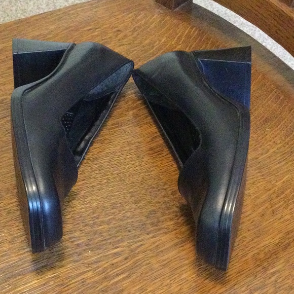 Bata Square Toe Chunky Heels - Picture 5 of 13